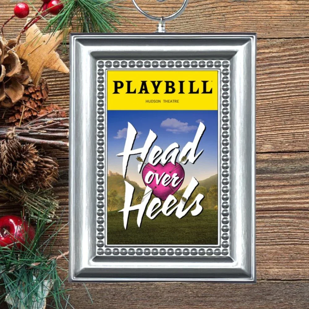 Head Over Heels Broadway Musical‎ Playbill Christmas Tree Ornament